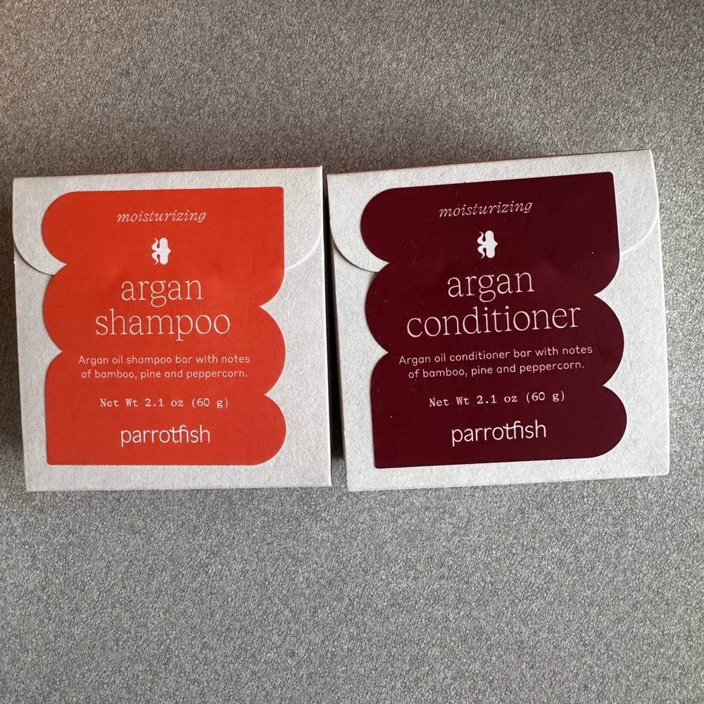 Shampoo and conditioner soap bar set